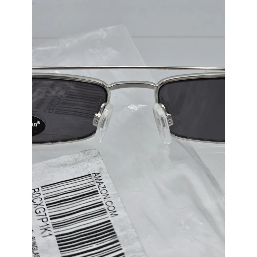 A.J.‎ Morgan Eyewear Slim UH HUH, Silver Mirror Sunglasses UV 400